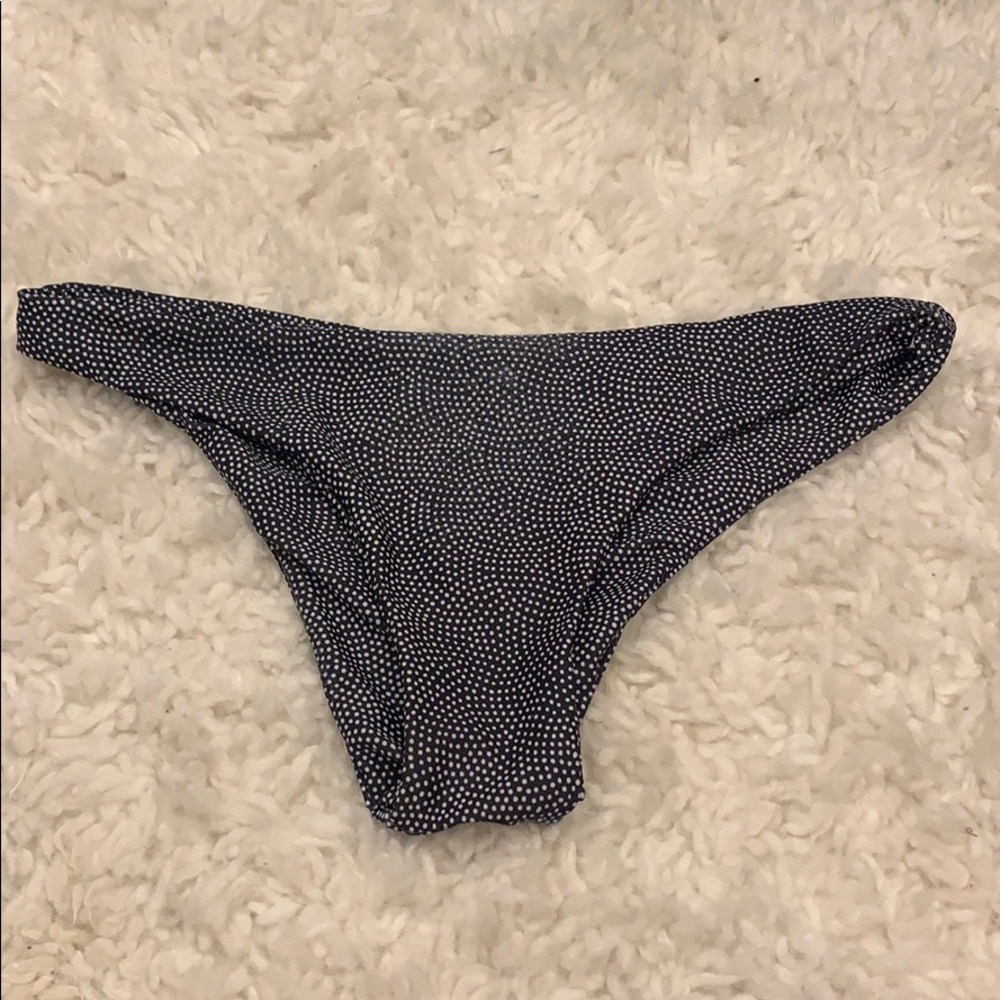 black and white poka dot bottoms